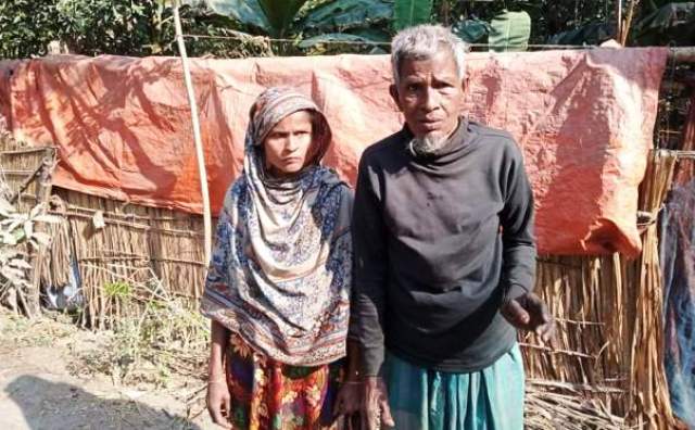 চরফ্যাশনে বৃদ্ধ দম্পতির ঝুপড়ি ঘরই ঠিকানা priyo barishal
