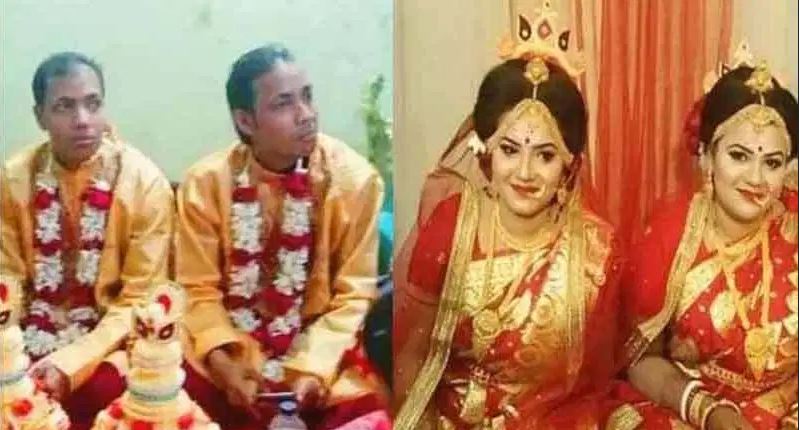 বরিশালে যমজ দুই ভাইয়ের সঙ্গে যমজ দুই বোনের